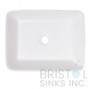 BV112 ABOVE COUNTER PORCELAIN RECTANGULAR VESSEL BATHROOM SINK - Image 2